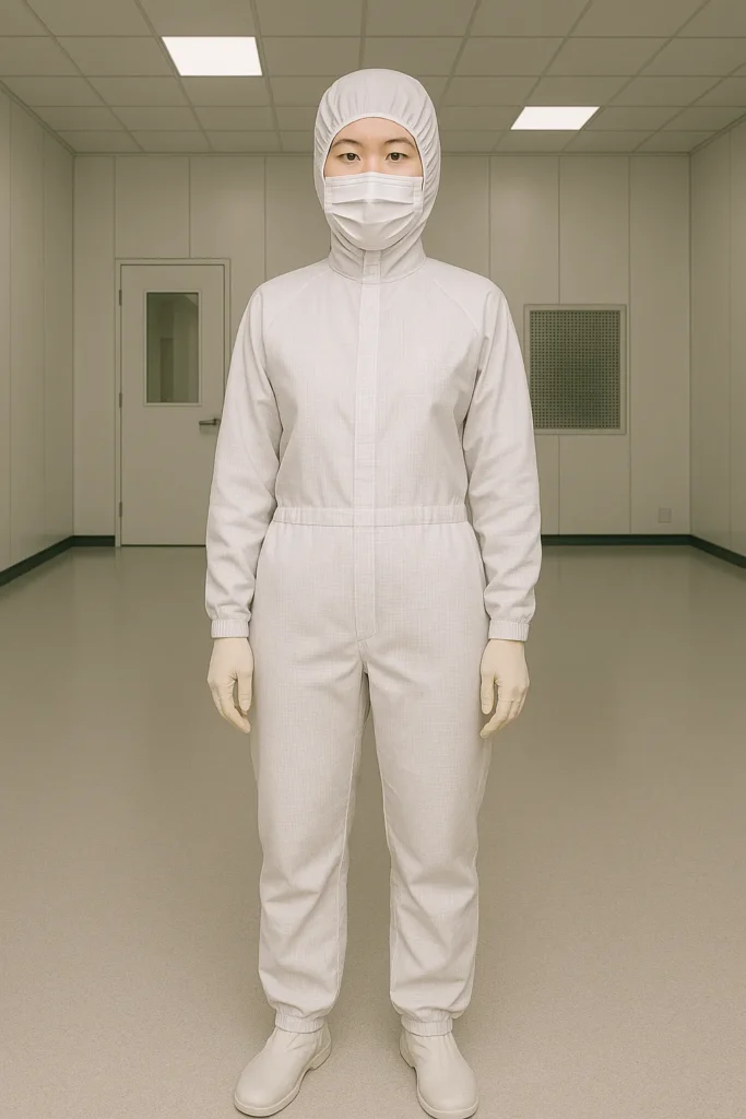 삼성전자 반도체 생산라인 방진복