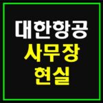 대한항공-사무장
