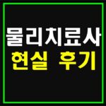 물리치료사-후기